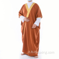 Bianco con thobe arabo bianco nero